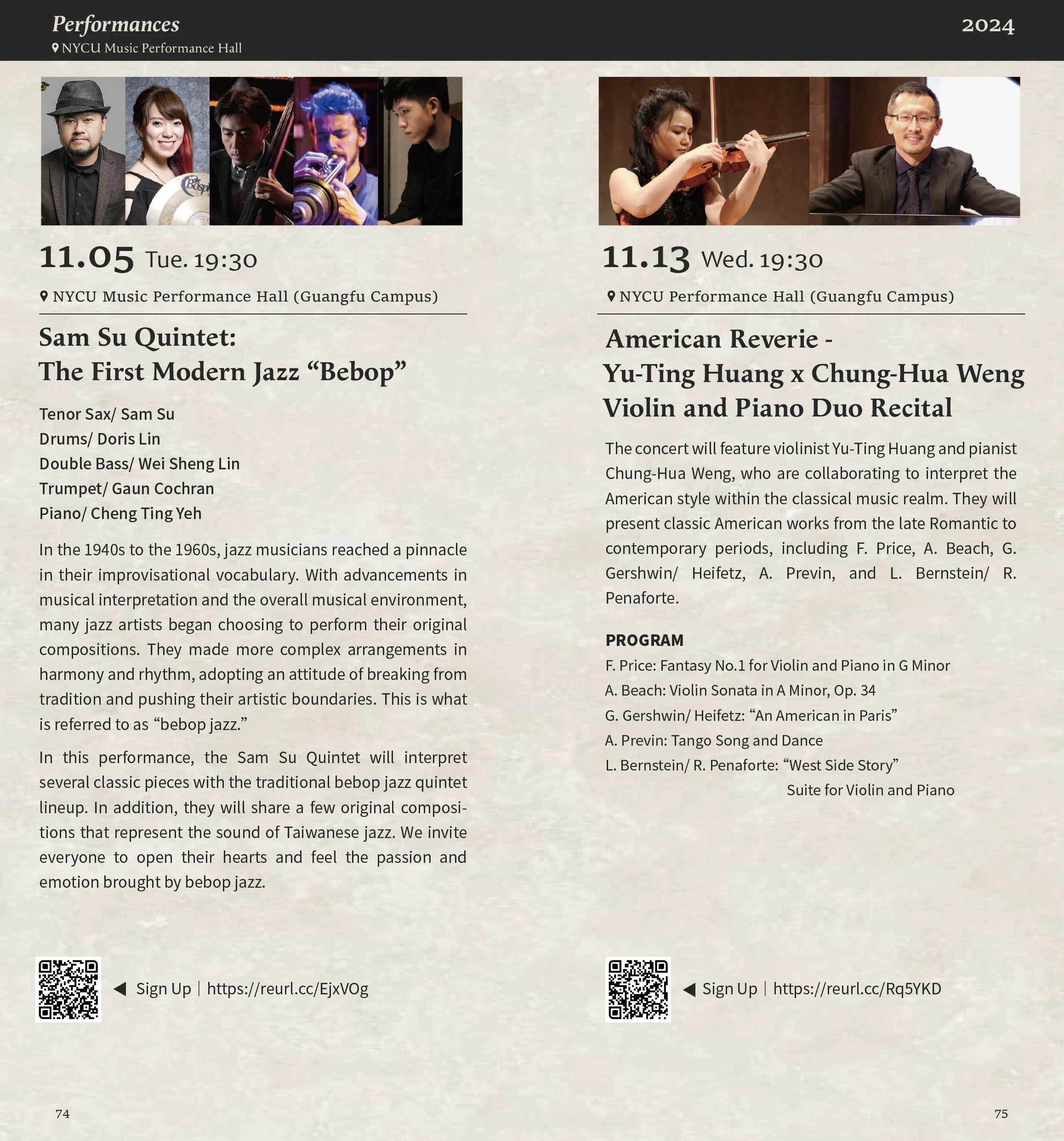 Performing Arts 2024