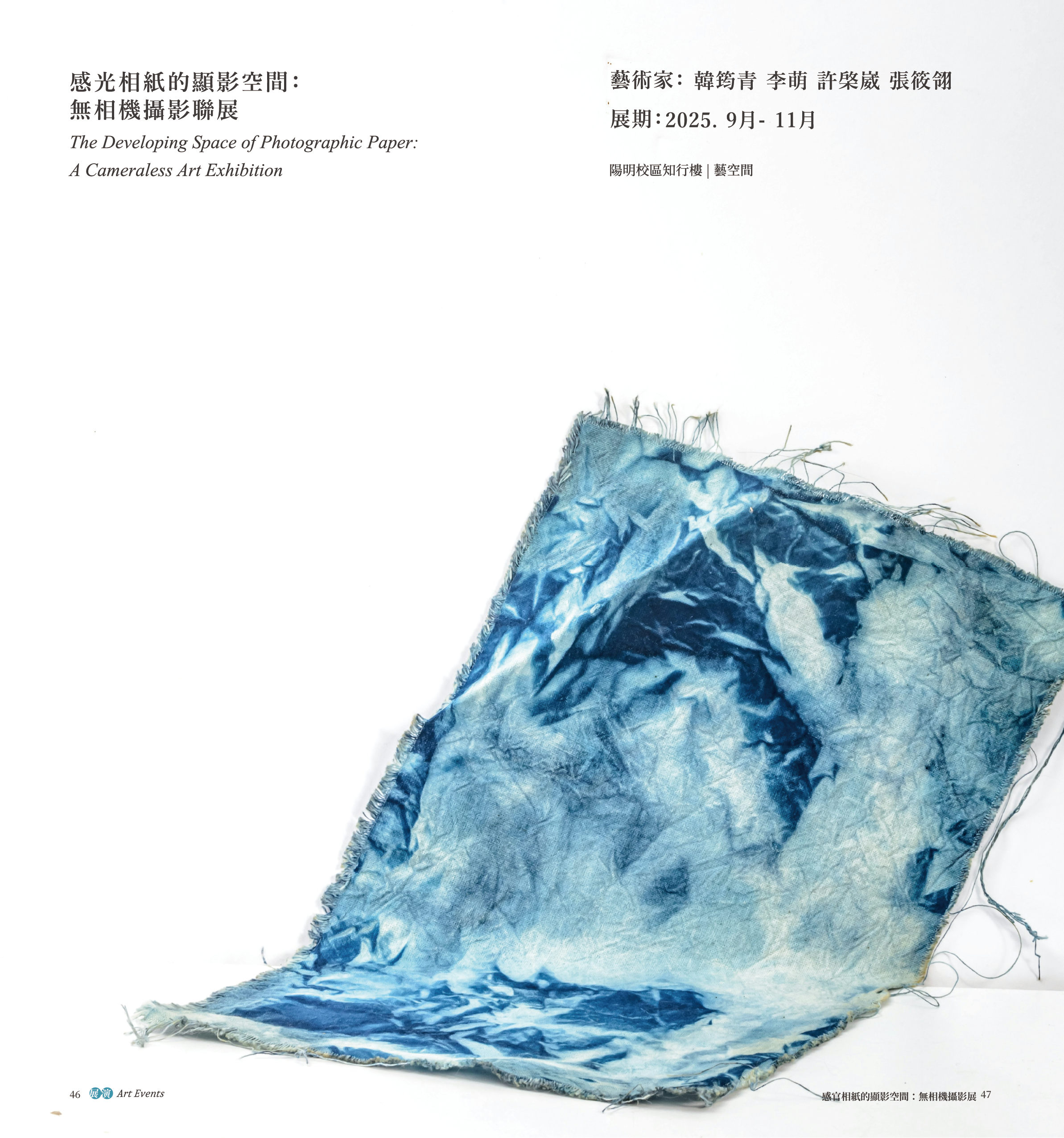 The Developing Space of Photographic Paper: A Cameraless Art Exhibition